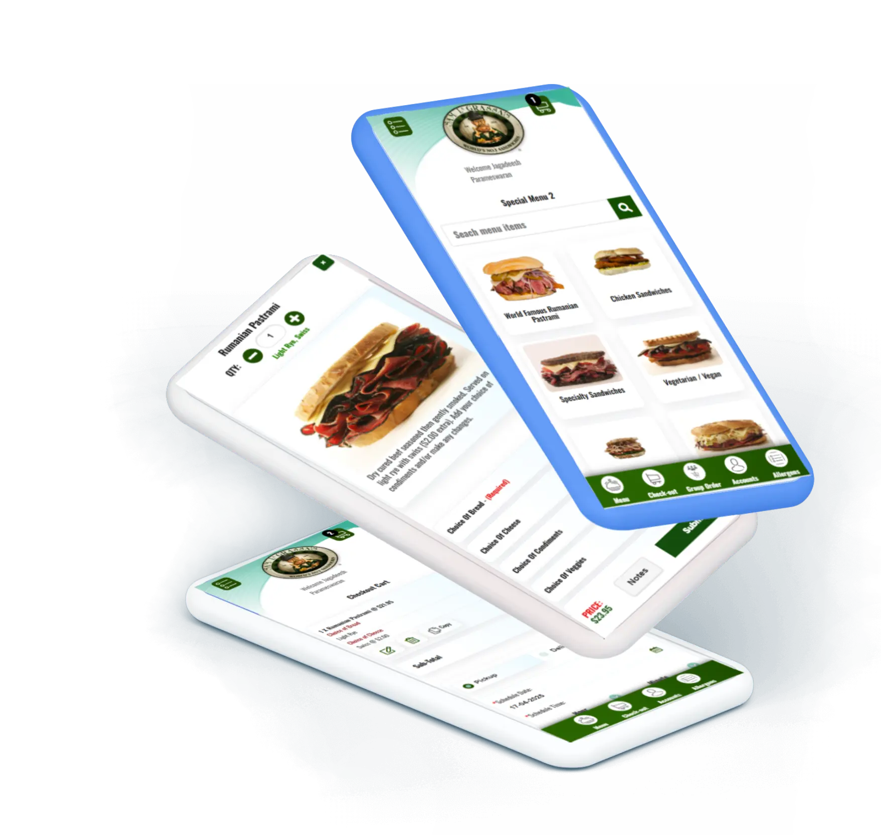 Branded mobile online ordering on the Pxier OnTime platform